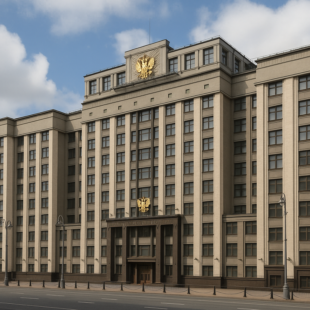 здание Государственной Думы России на Охотном ряду