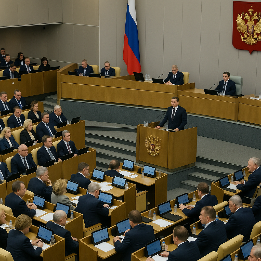 пленарное заседание российского парламента